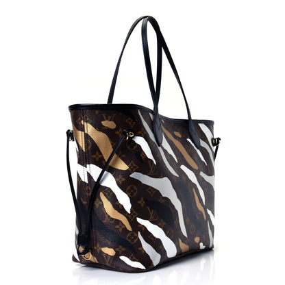 Louis Vuitton X LOL Monogram Neverfull MM Gold Silver 2 of 4