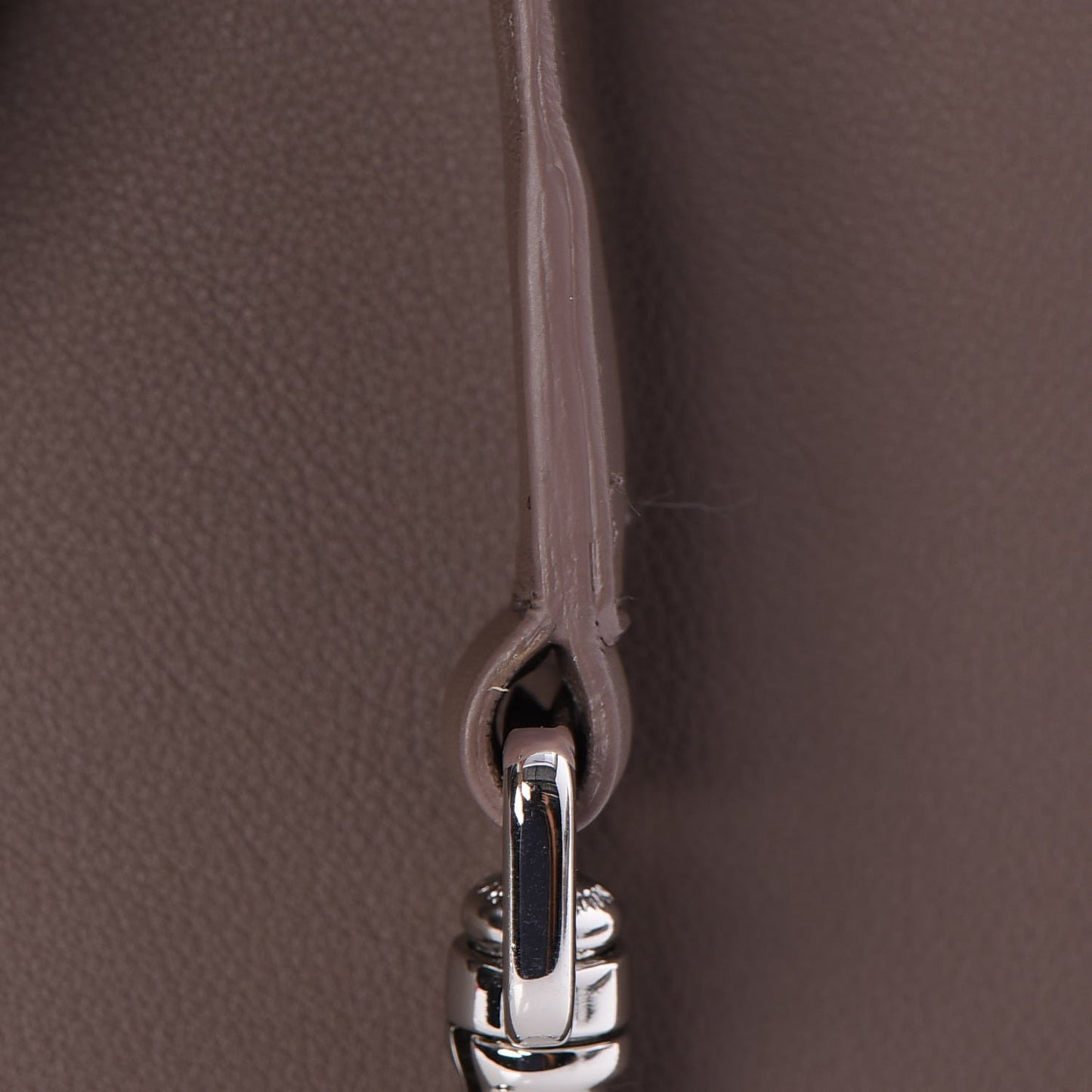 Silky Calf Small Willow Tote Taupe