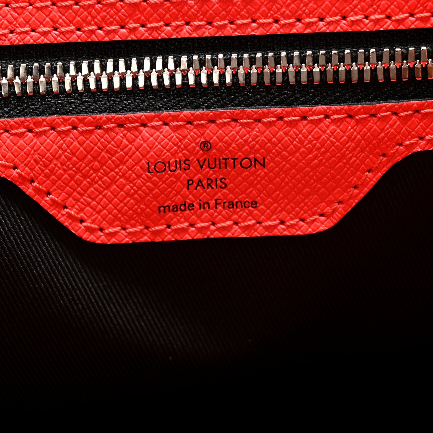 Louis Vuitton Taigarama Keepall Bandouliere 50 Fire Red 5 of 12