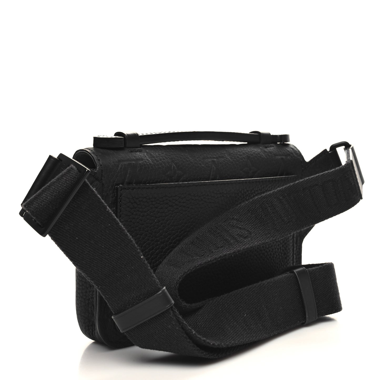 Taurillon Monogram S Lock Sling Bag Black