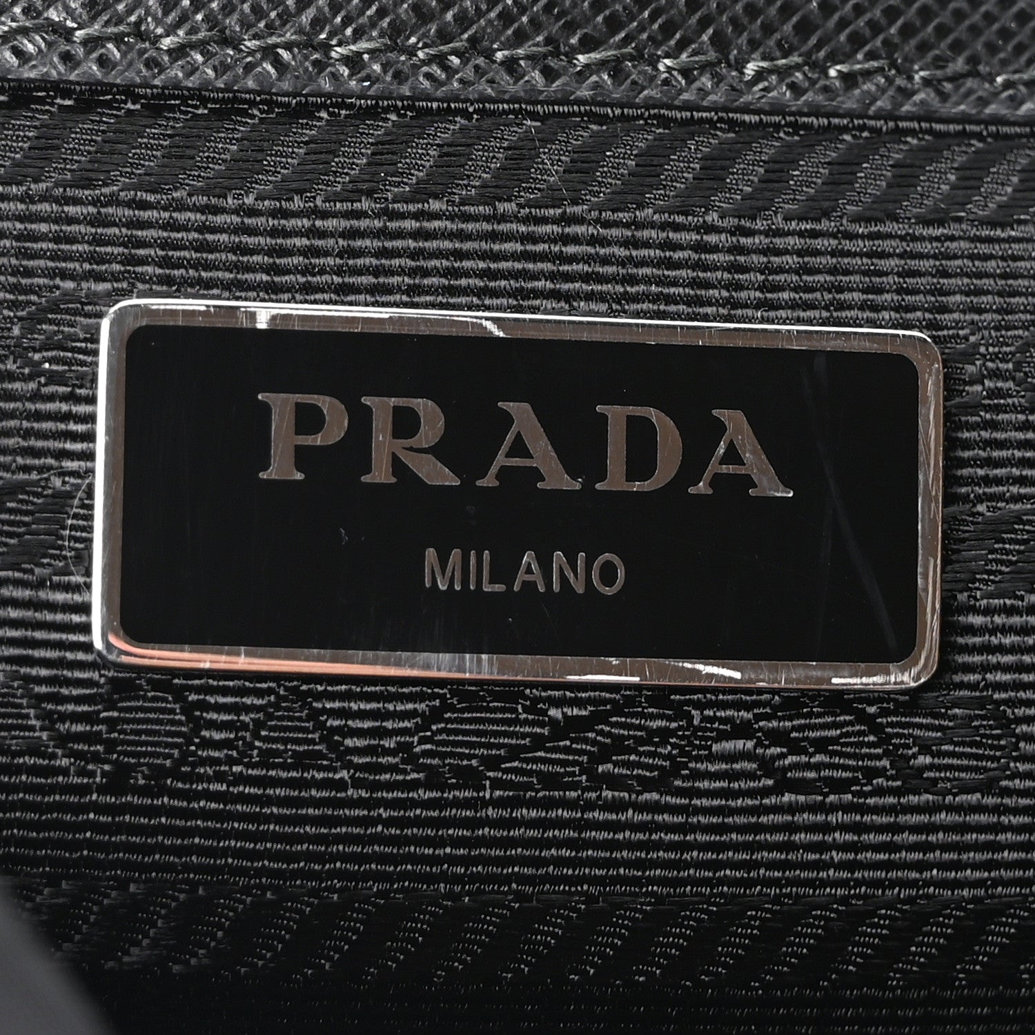 Prada Re-Nylon Vela Saffiano Small Backpack Black 6 of 9
