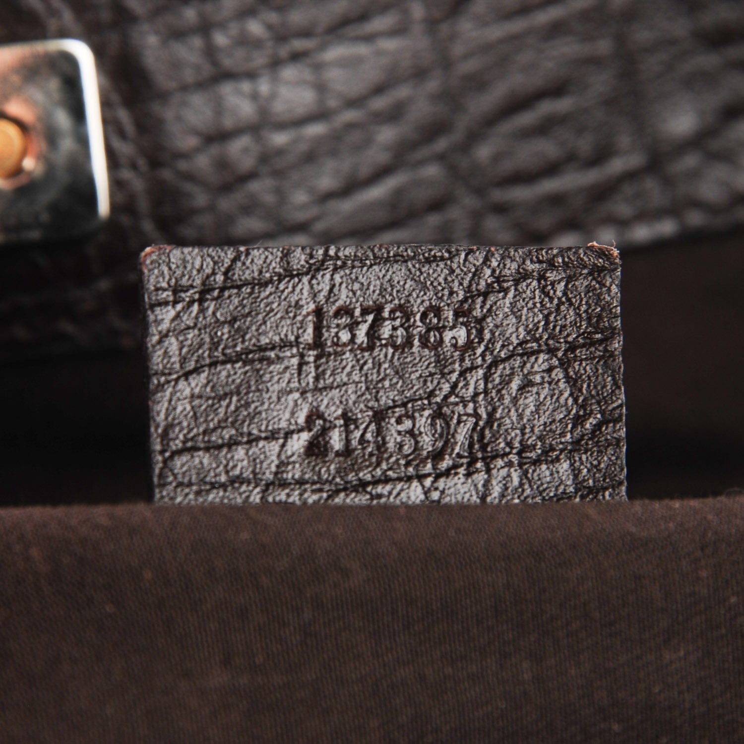 Gucci Monogram Medium Hasler Tote Dark Brown 6 of 7