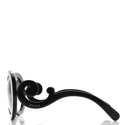 Prada Baroque Sunglasses SPR 27N Black 2 of 8