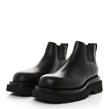 Bottega Veneta Calfskin The Lug Chelsea 55mm Cropped Boots 35.5 Black 3 of 13