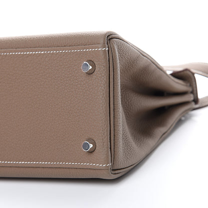 Hermes Togo Kelly Retourne 28 Etoupe 8 of 10