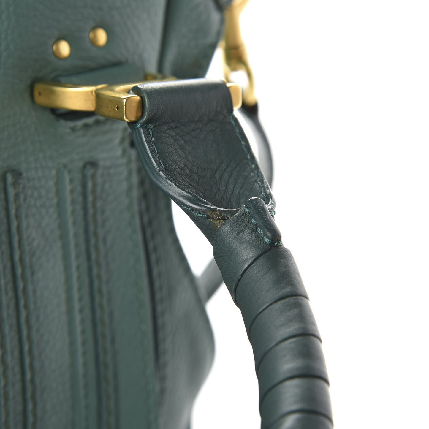 Calfskin Medium Marcie Satchel Emerald