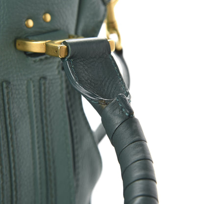 Chloe Calfskin Medium Marcie Satchel Emerald 12 of 13