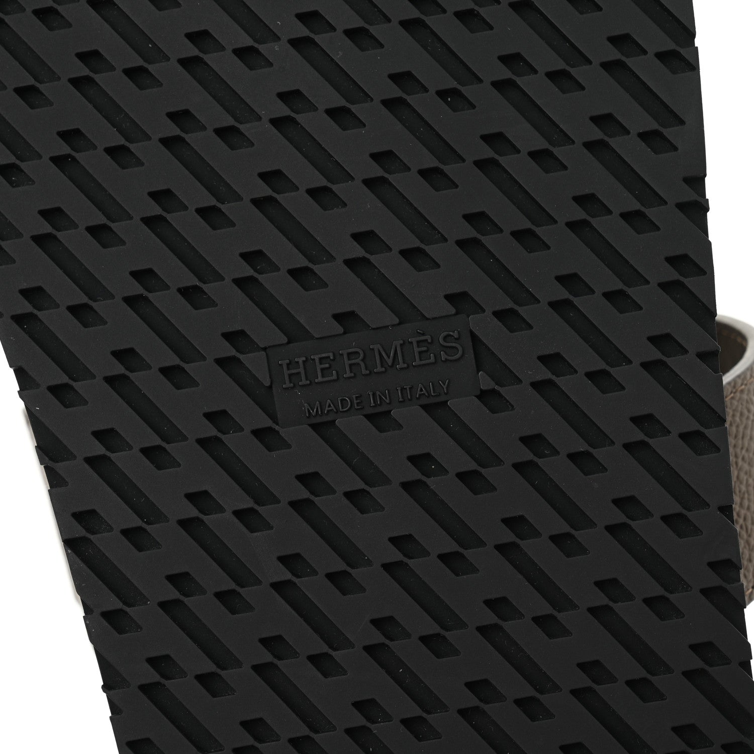 Hermes Epsom Womens Chypre Sandals 41 Etoupe 7 of 10