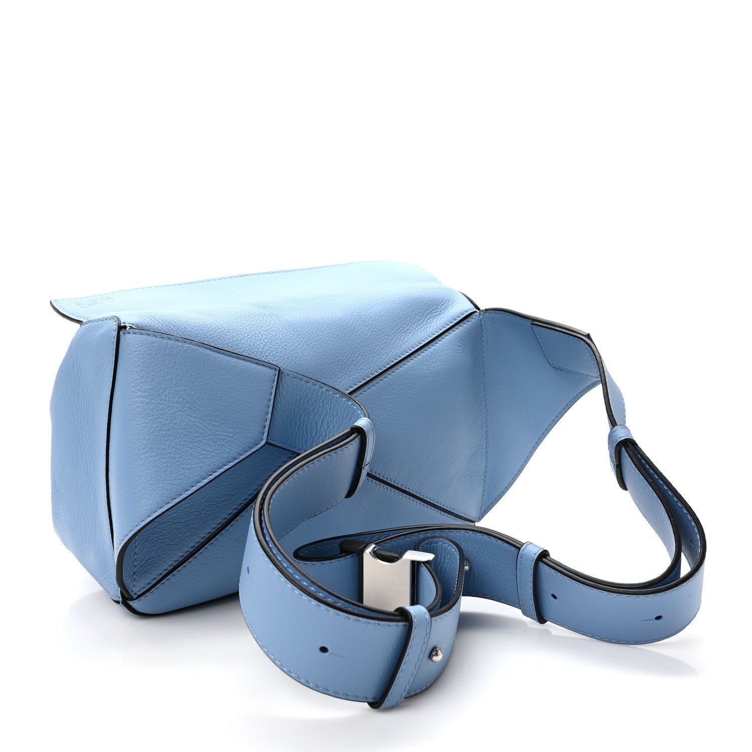 Loewe Calfskin Small Puzzle Bumbag Olympic Blue 2 of 7