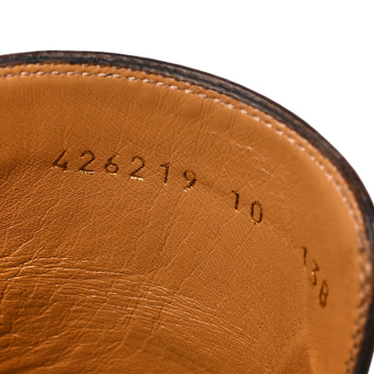 Gucci Calfskin Mens Princetown Slippers 10 Fondente Brown 6 of 10