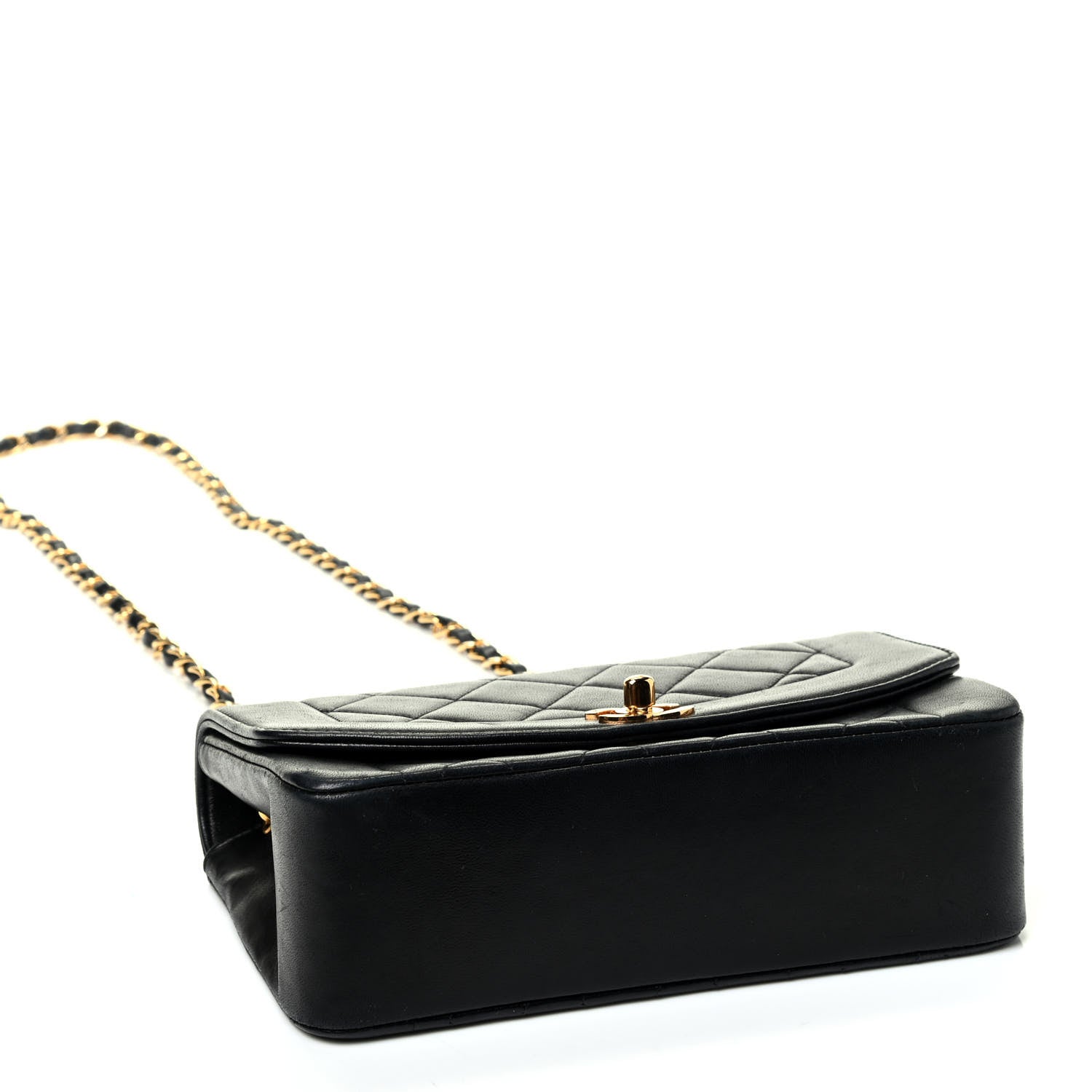 Chanel Lambskin Quilted Small Single Flap Black 3 of 4