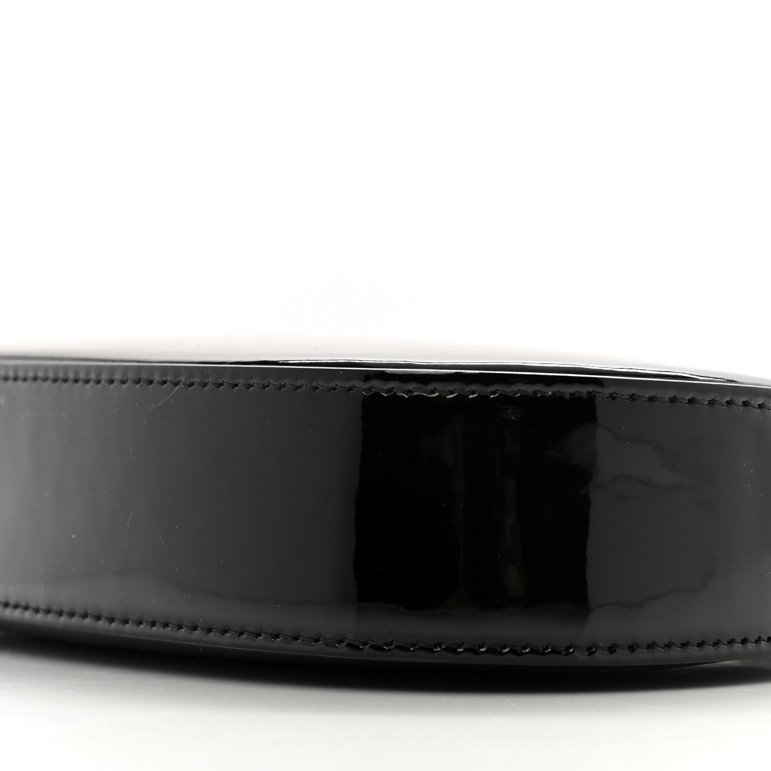 Celine Patent Calfskin Medium Tilly Triomphe Shoulder Bag Black 9 of 11