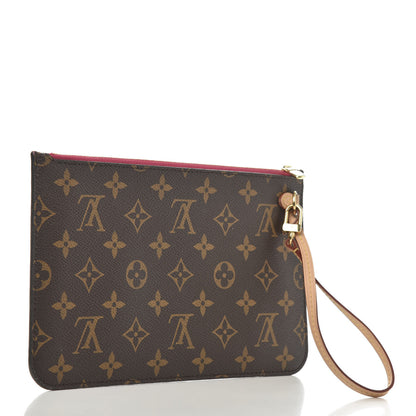Louis Vuitton Monogram Neverfull MM GM Pochette Pivoine 3 of 9
