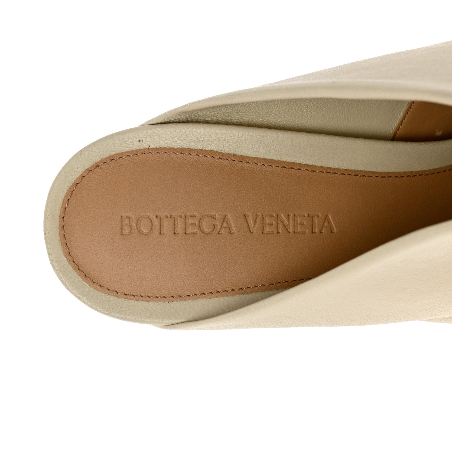 Bottega Veneta Stretch Nappa The Bold Mules 38.5 Wax 6 of 7