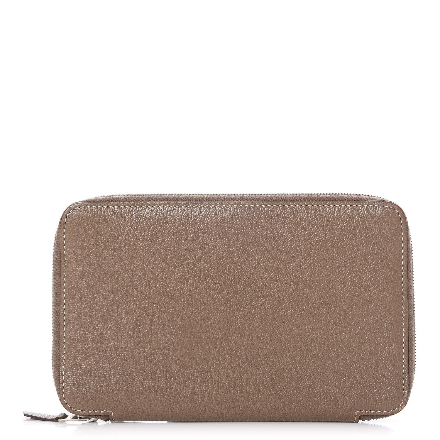 Hermes Chevre Mysore Vision II Zip Agenda Etoupe 1 of 7