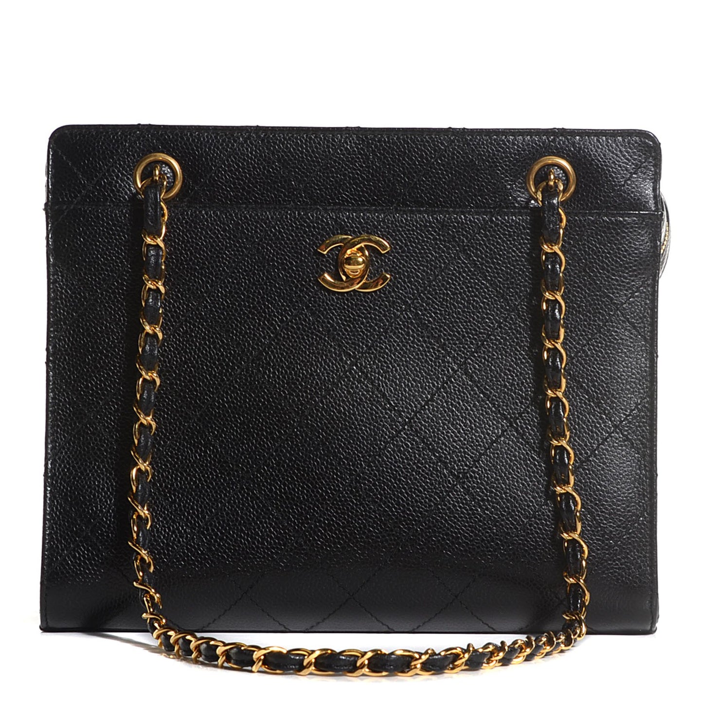 Caviar Shoulder Bag Black