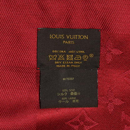 Louis Vuitton Silk Wool Monogram Shawl Pomme D'Amour 5 of 5