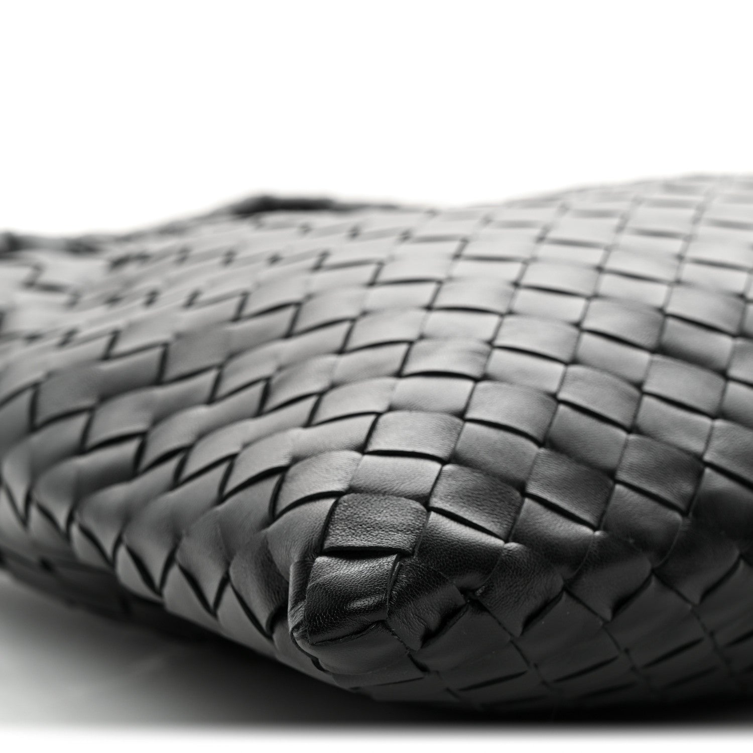 Bottega Veneta Calfskin Intrecciato Small Hop Black 9 of 10