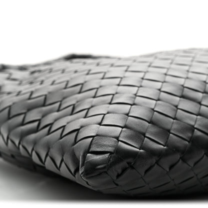 Bottega Veneta Calfskin Intrecciato Small Hop Black 9 of 10