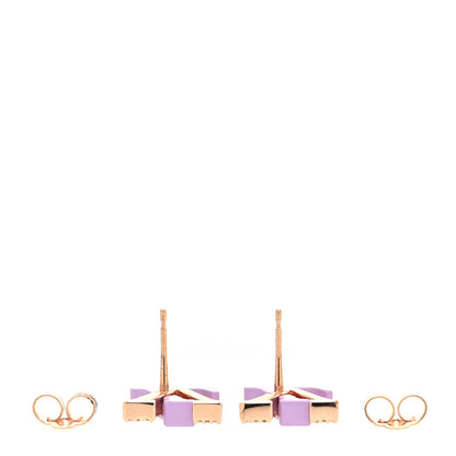 Louis Vuitton Crystal LV Iconic Sweety Earrings Lilac 3 of 5