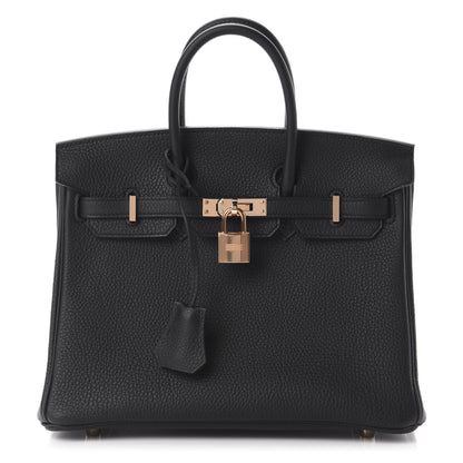 Hermes Togo Birkin 25 Black 1 of 11