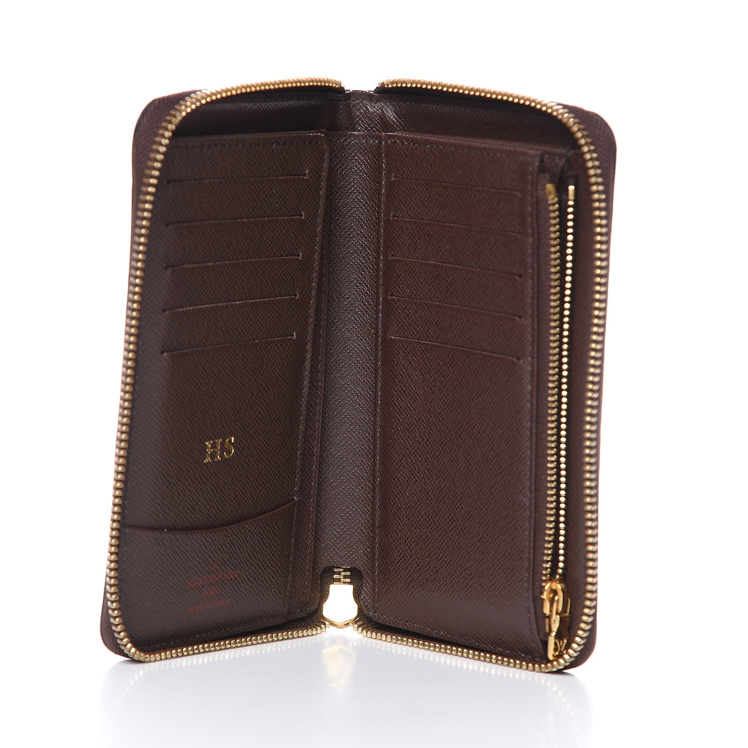 Louis Vuitton Damier Ebene Zippy Compact Wallet 5 of 9