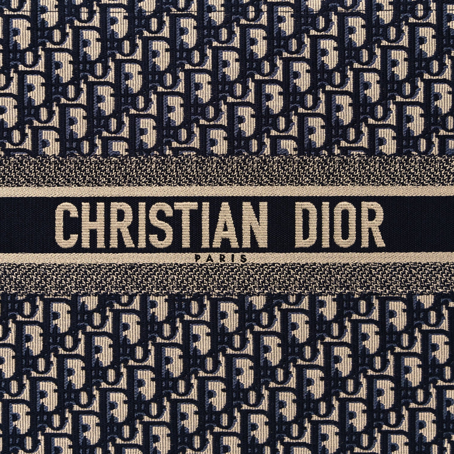 Christian Dior Oblique Book Tote Blue Multicolor 8 of 13