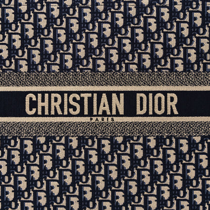 Christian Dior Oblique Book Tote Blue Multicolor 8 of 13