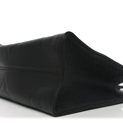 Louis Vuitton Empreinte Monogram Giant Onthego MM Black 9 of 9