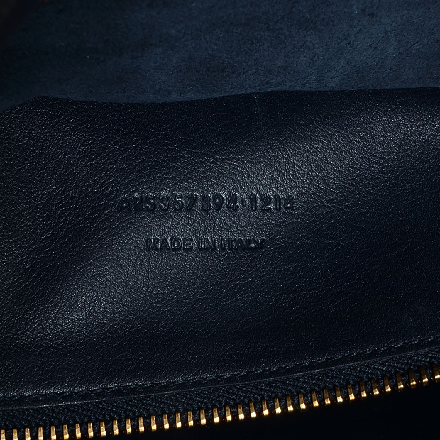 Saint Laurent Smooth Calfskin Medium Cabas Monogram Navy 7 of 7