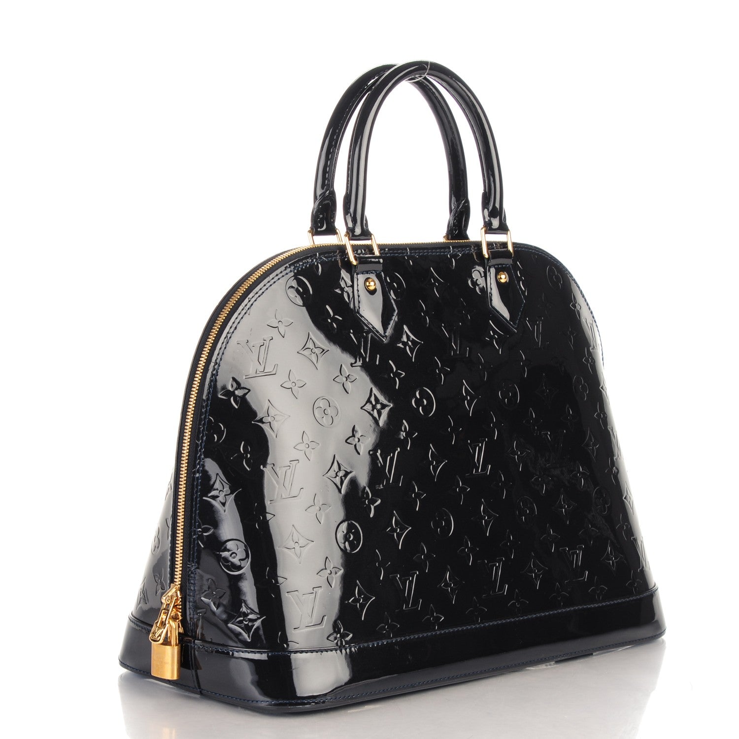 Louis Vuitton Vernis Alma GM Blue Infini 3 of 7