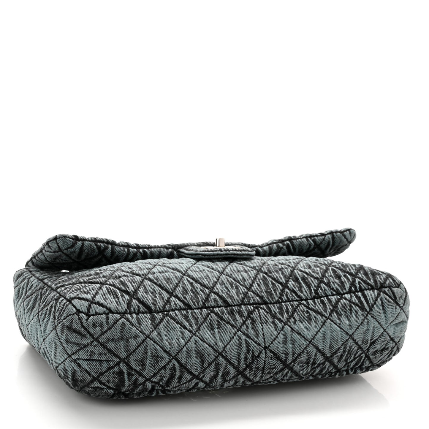 Denim Quilted Denimpression Flap Blue Black
