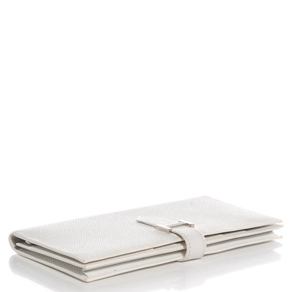 Hermes Epsom Bearn Gusset Wallet White 4 of 9