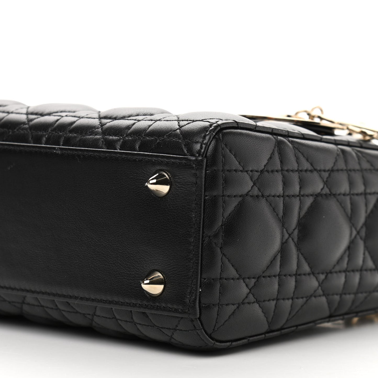 Lambskin Cannage Small My ABCDior Lady Dior Black