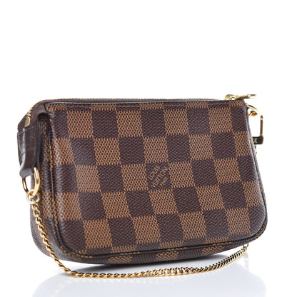 Louis Vuitton Damier Ebene Mini Pochette Accessories 3 of 7