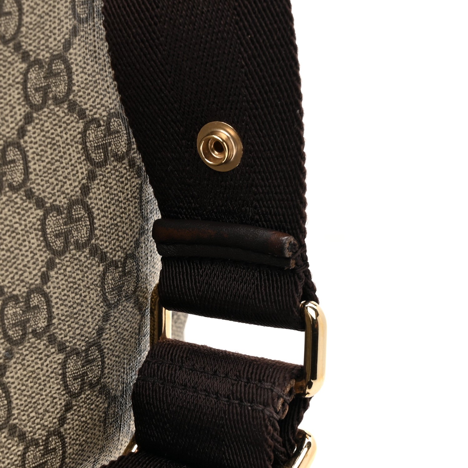 Gucci GG Plus Monogram Messenger Diaper Bag Dark Brown 15 of 20
