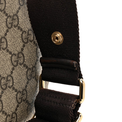 Gucci GG Plus Monogram Messenger Diaper Bag Dark Brown 15 of 20