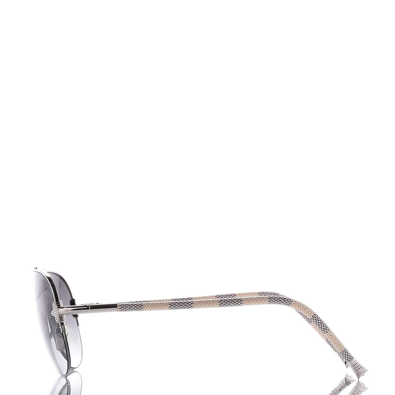 Louis Vuitton Damier Azur Petite Viola Pilote Aviator Sunglasses Z0570U 3 of 8