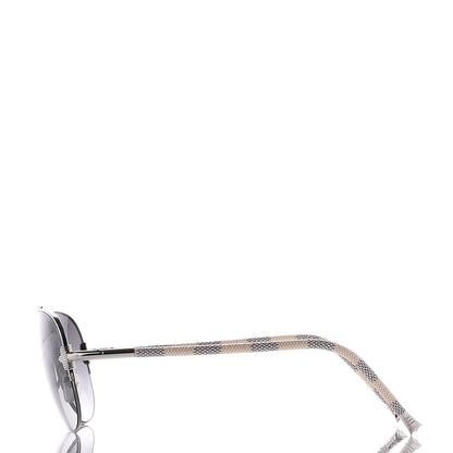 Louis Vuitton Damier Azur Petite Viola Pilote Aviator Sunglasses Z0570U 3 of 8