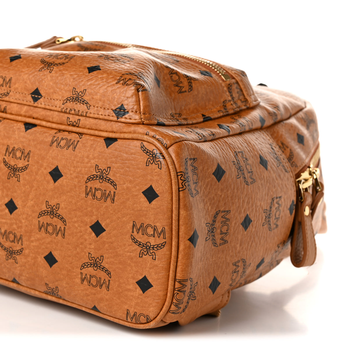 Visetos Small Sprinkle Stud Stark Backpack Cognac