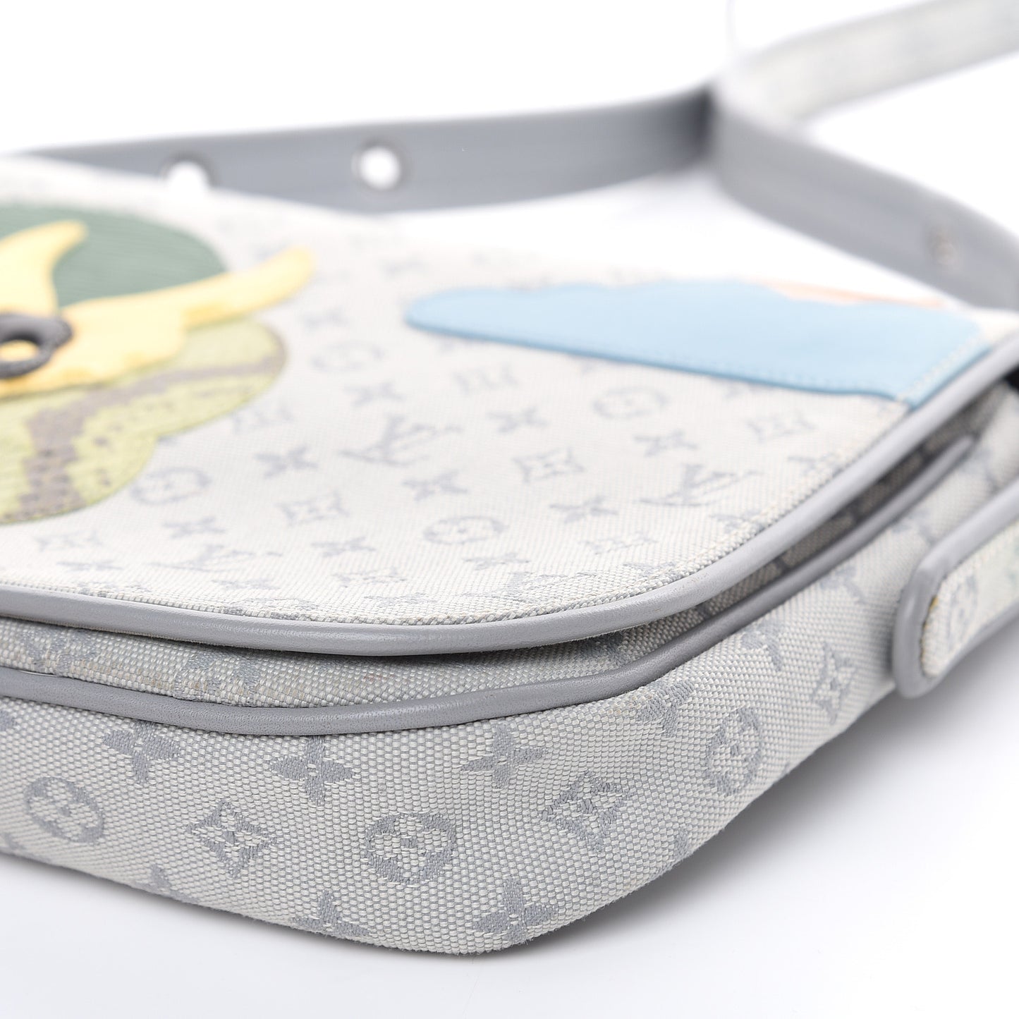 Mini Monogram Patchwork Conte De Fees Musette Grey