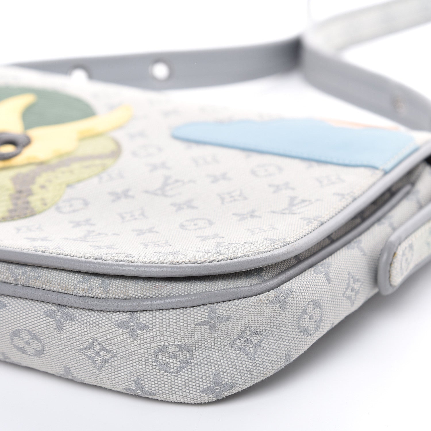Louis Vuitton Mini Monogram Patchwork Conte De Fees Musette Grey 8 of 13