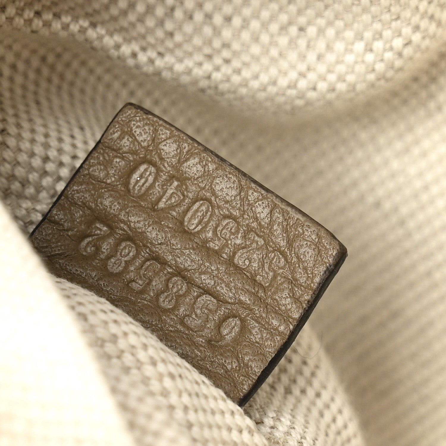 Gucci Piuma Calfskin Jumbo GG Embossed Small Belt Bag Good Taupe 7 of 10