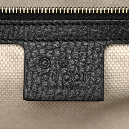 Gucci Dollar Calfskin Large Soho Top Handle Satchel Black 6 of 14
