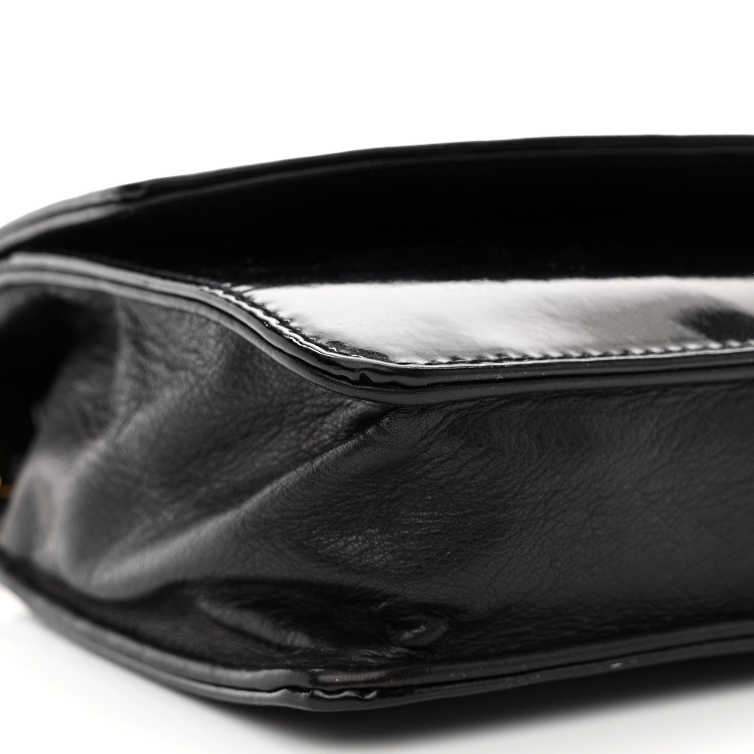 Chanel Patent Timeless CC Wallet On Chain WOC Black 10 of 14