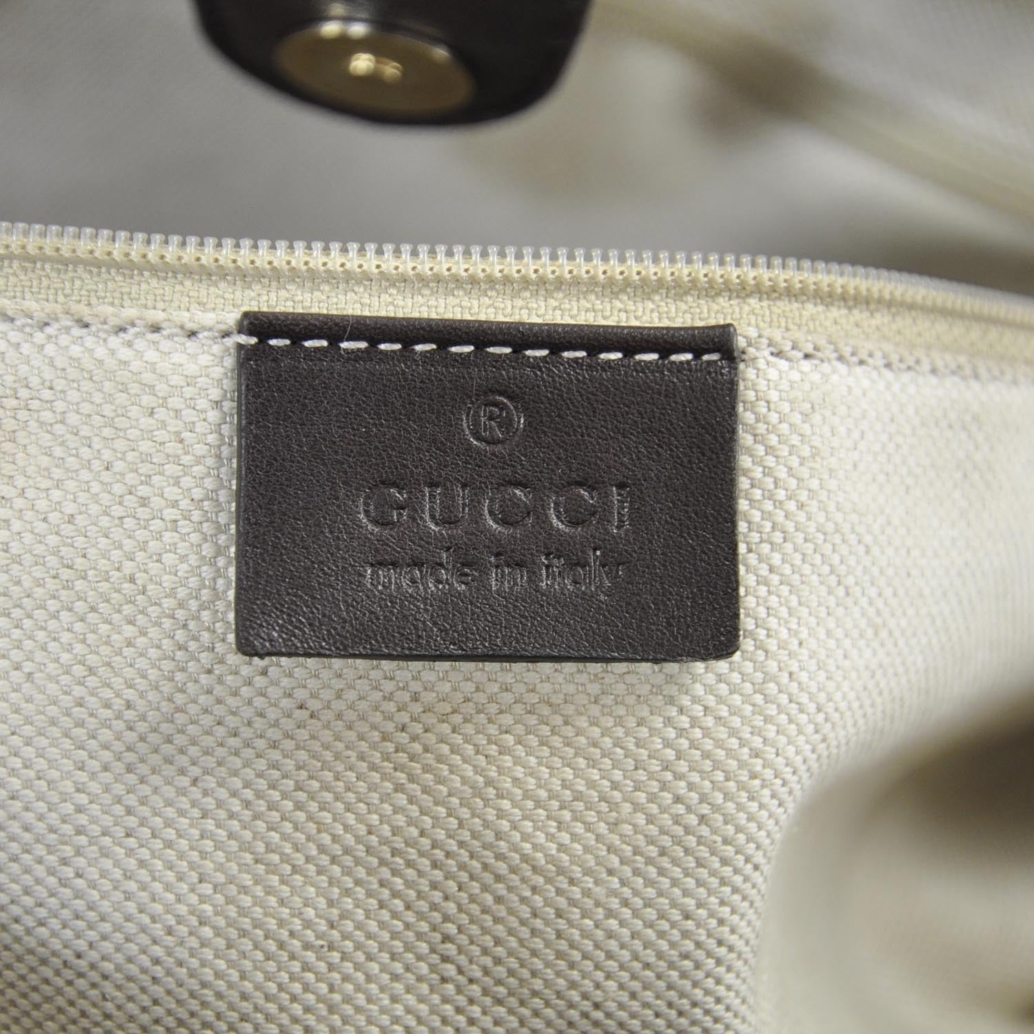 Gucci Guccissima Medium Sukey Tote Chocolate 7 of 9