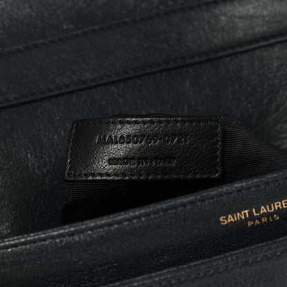 Saint Laurent Lambskin Quilted Mini Becky Chain Bag Navy 7 of 14
