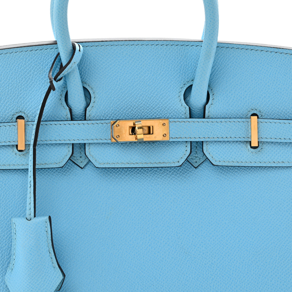 Epsom Birkin Sellier 25 Celeste