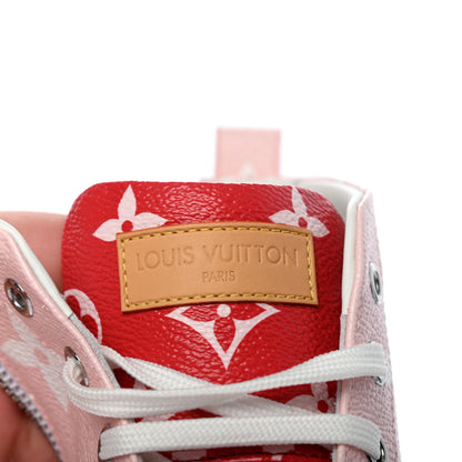 Louis Vuitton Monogram Giant Stellar Sneaker Boots 38.5 Rose Rouge 7 of 10