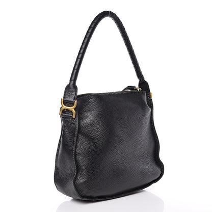 Chloe Calfskin Medium Marcie Hobo Black 3 of 9